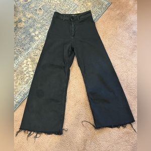 Zara marine straight jeans